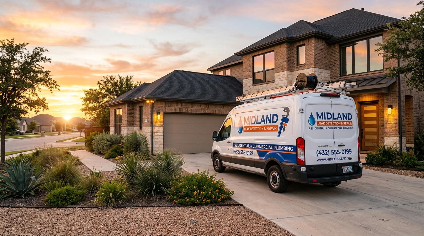 Midland Leak Detection Fleet Service Van